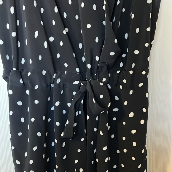 Ladies blue and polka jumpsuit - Picture 6 of 9